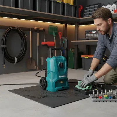 Maintaining Sun Joe SPX3000 electric pressure washer after use